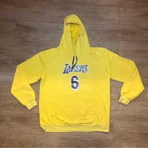 Yellow Lakers Kobe Bryant #6 Hoodie